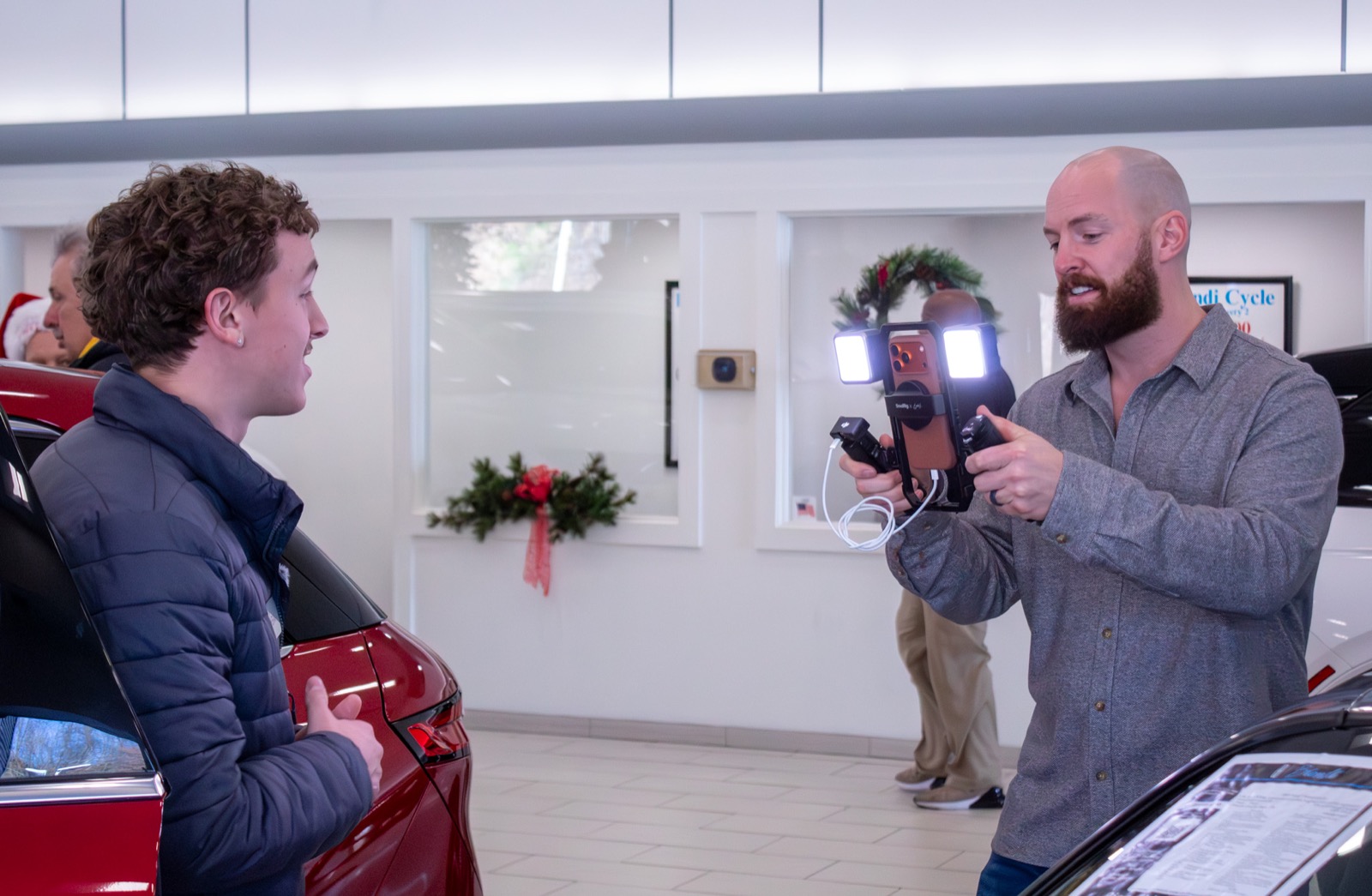 Directing on-camera talent in the showroom